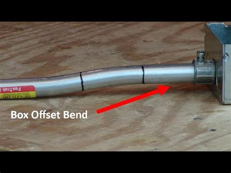 how do you measure the offset on an electrical box|how to bend a box offset.